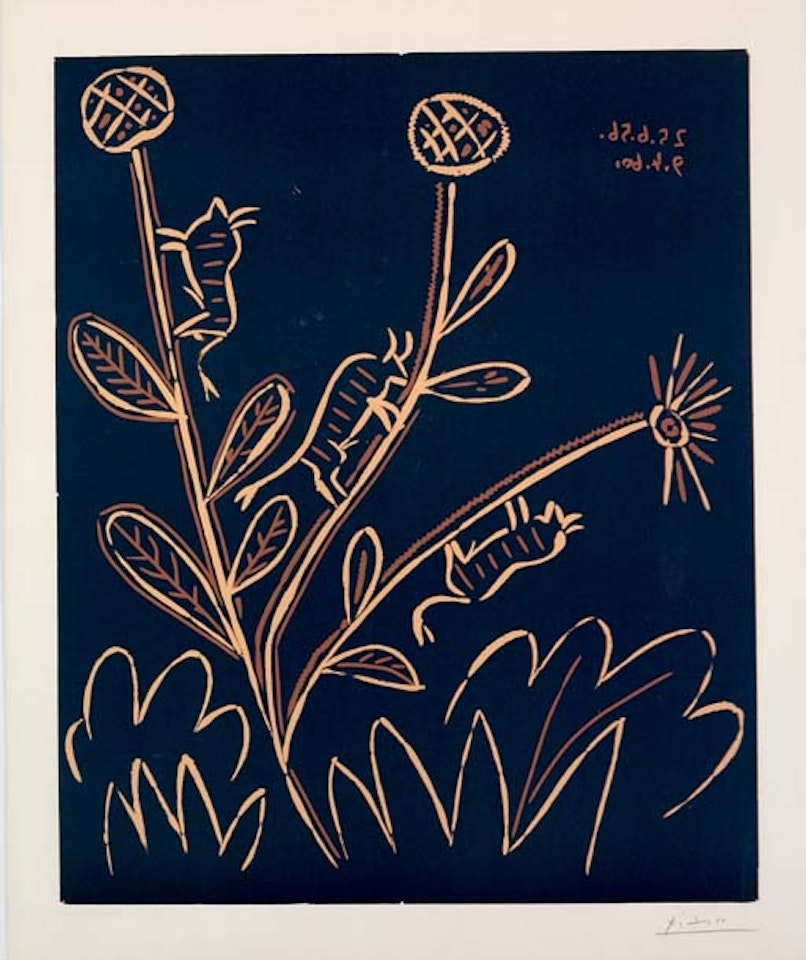 Plante aux Toritos  (B. 948 Ba. 1214 IIBb) by Pablo Picasso