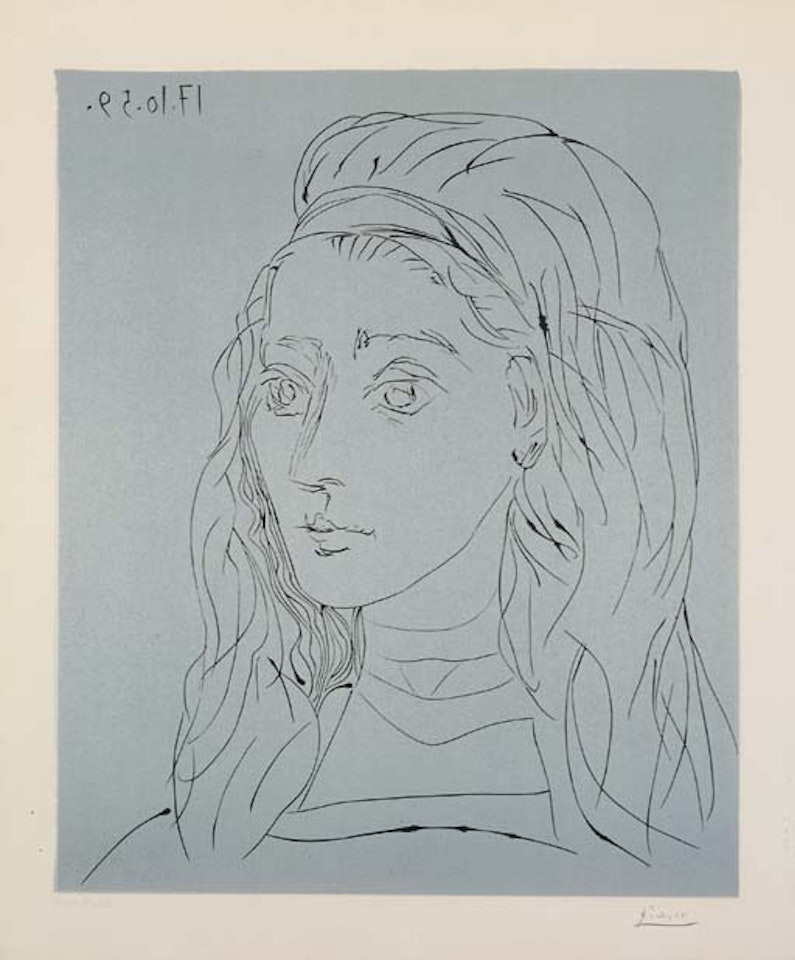 Jacqueline   (B. 923 Ba. 1245 Bb) by Pablo Picasso