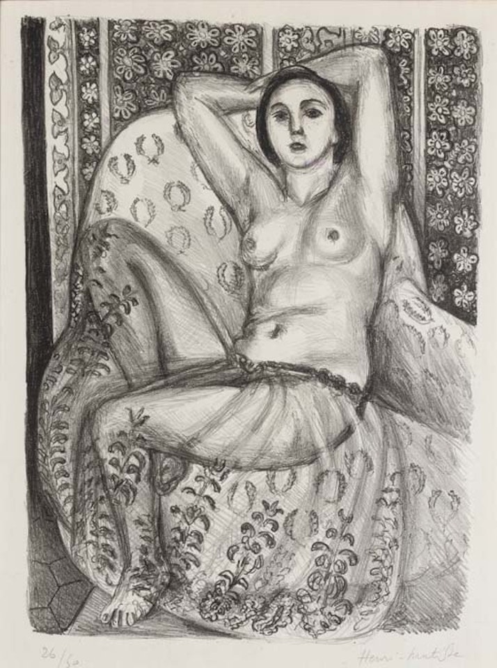 Odalisque assise à la Jupe de Tulle  (D.-M. 443) by Henri Matisse