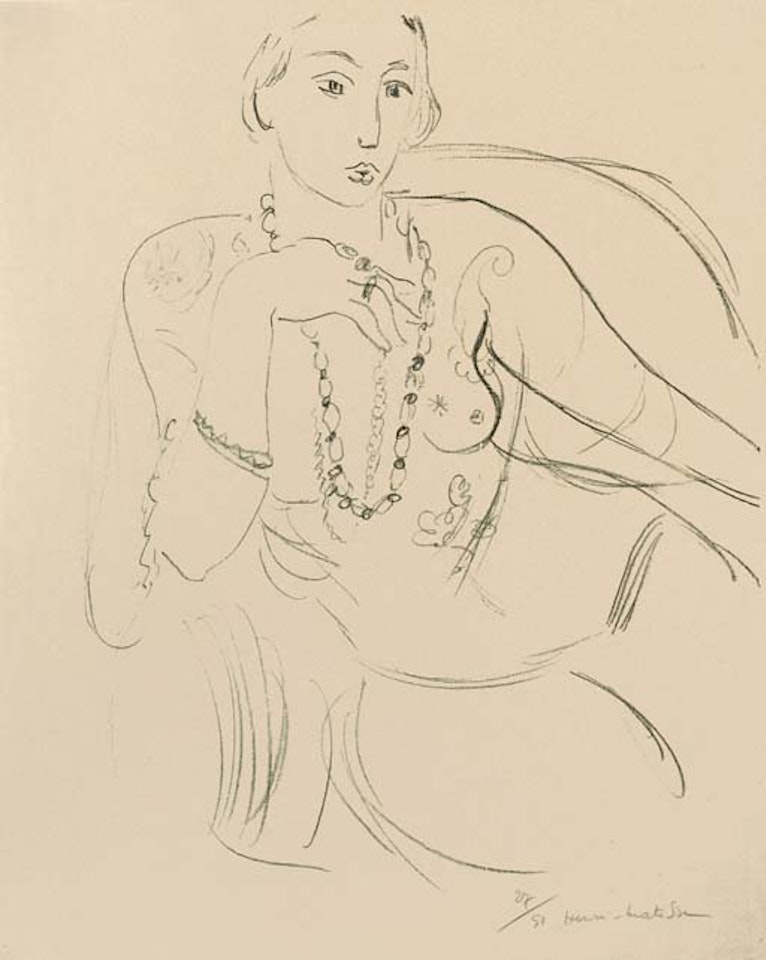 Femme au Collier  (D.-M. 467) by Henri Matisse