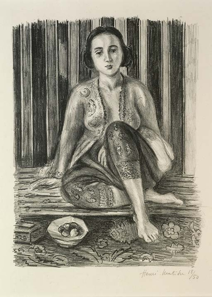 Odalisque à la Coupe de Fruits  (D.-M. 466) by Henri Matisse