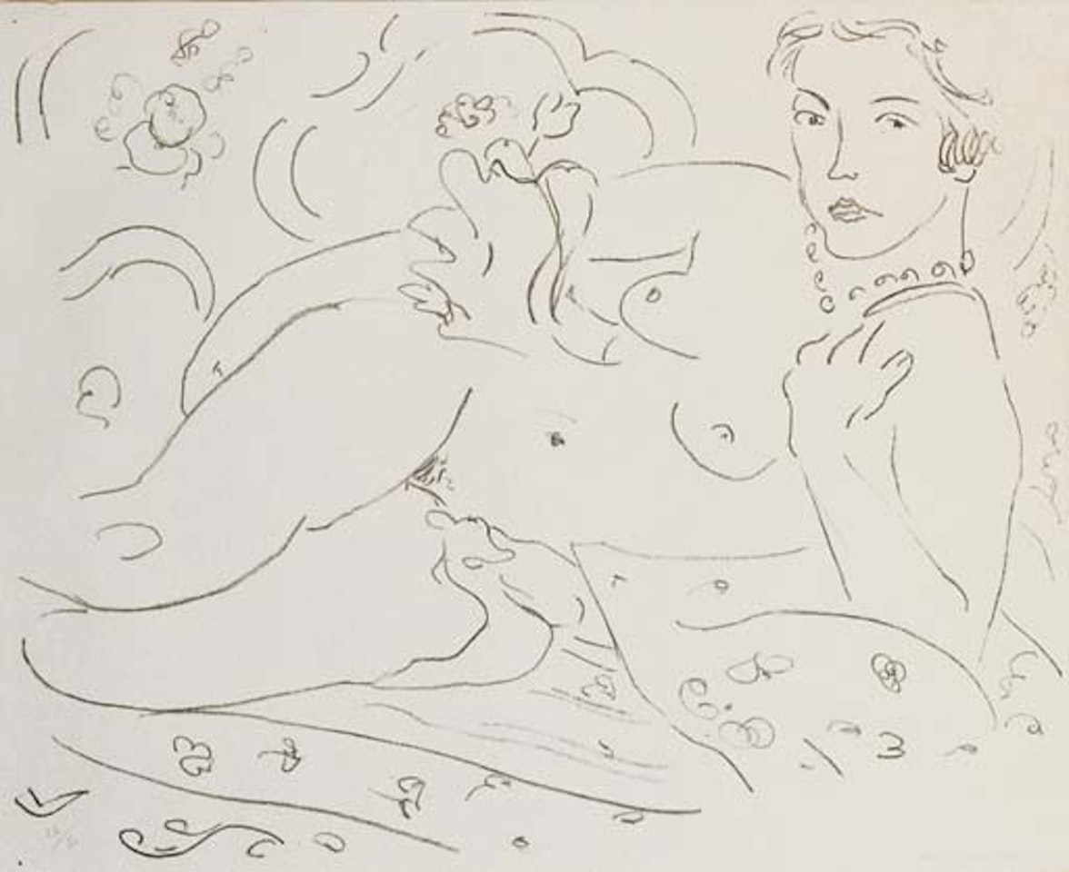 Nu, Main gauche près de l'Épaule  (D.-M. 474) by Henri Matisse