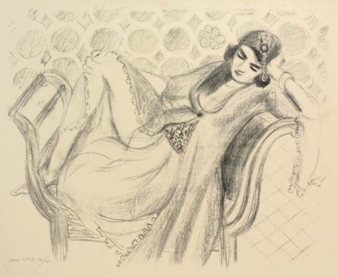 Repos sur la Banquette  (D.-M. 520) by Henri Matisse