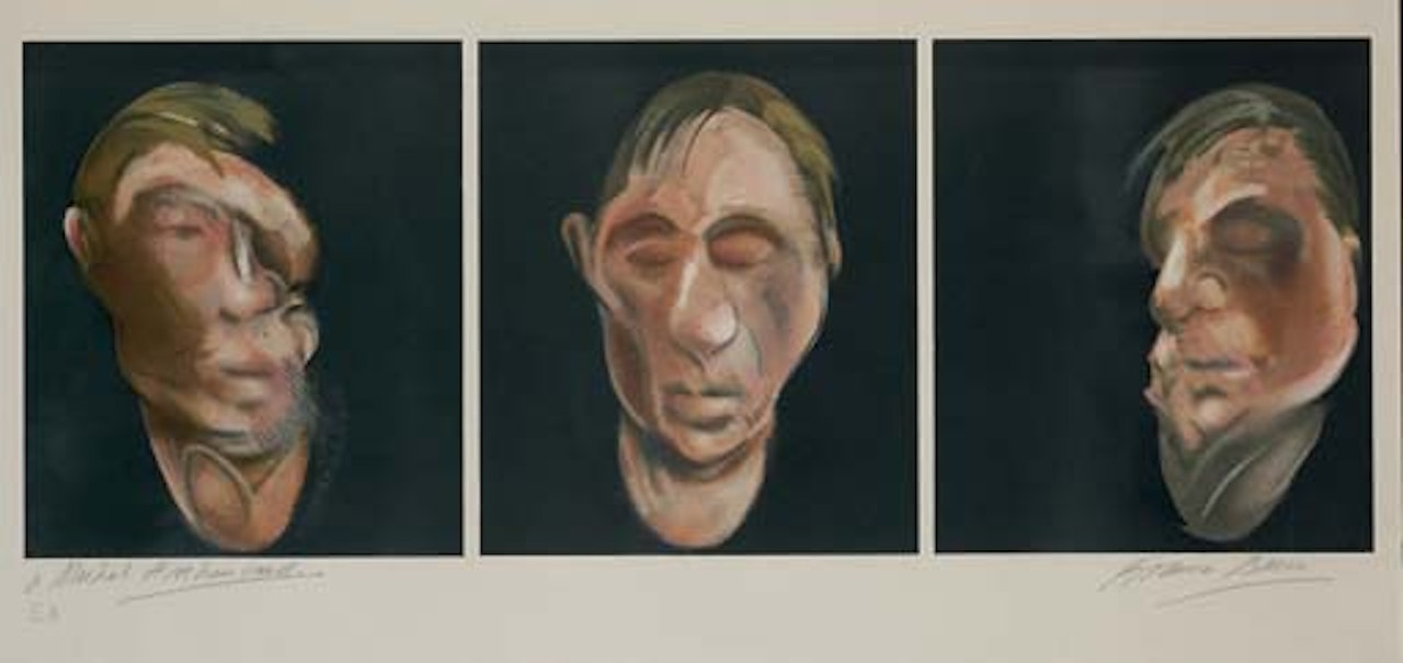 Three Studies for Self Portrait, 1983 by Francis Bacon