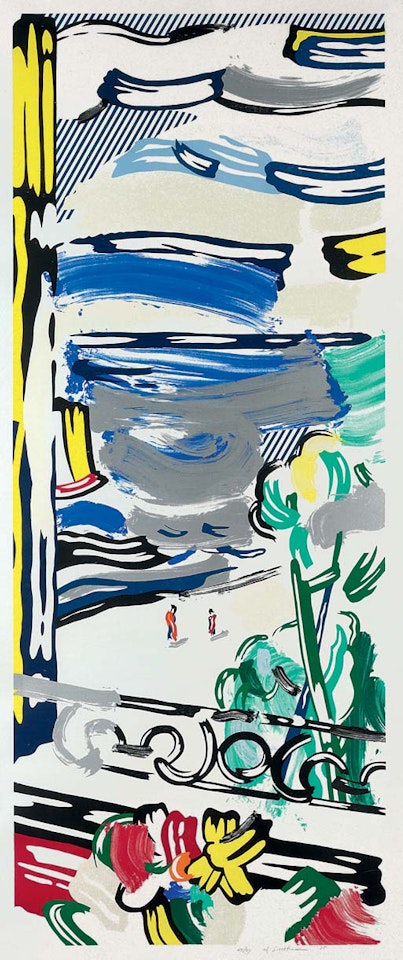 View from the Window , from  Landscape Series  (C. 215) by Roy Lichtenstein