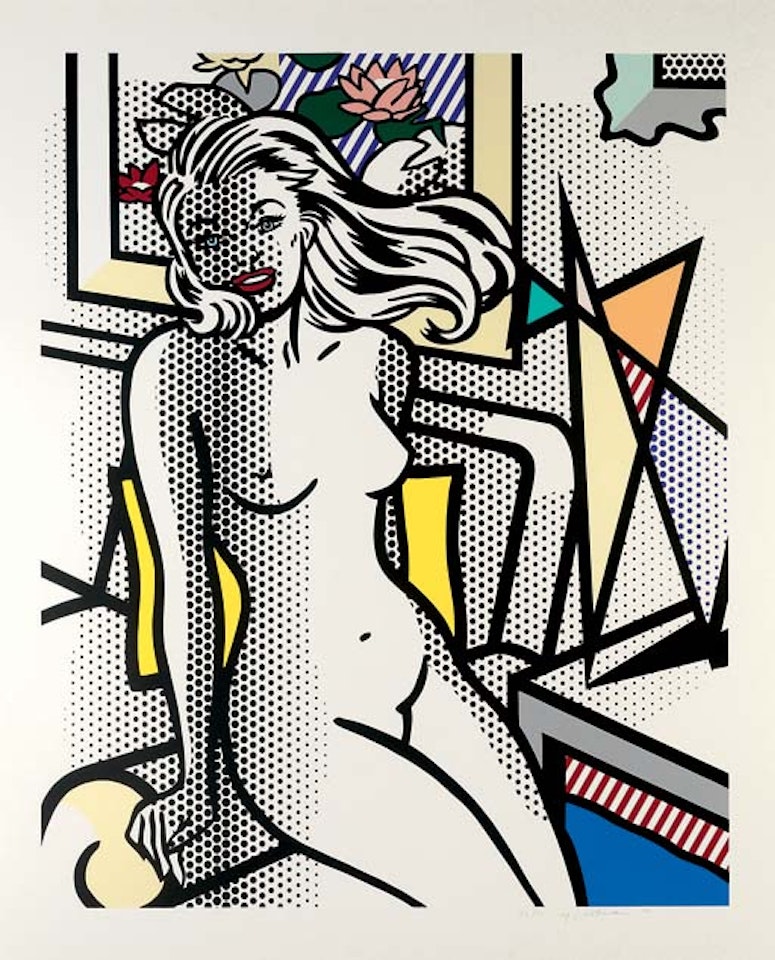 Nude with Yellow Pillow  (C. 283) by Roy Lichtenstein