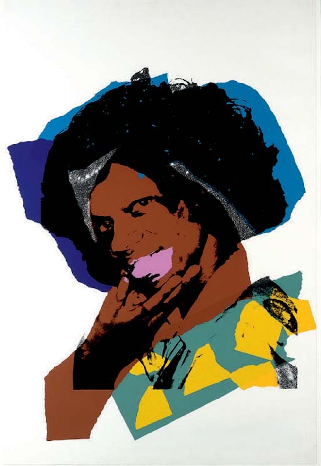 One plate from Ladies and Gentlemen (F. & S. II.137) by Andy Warhol