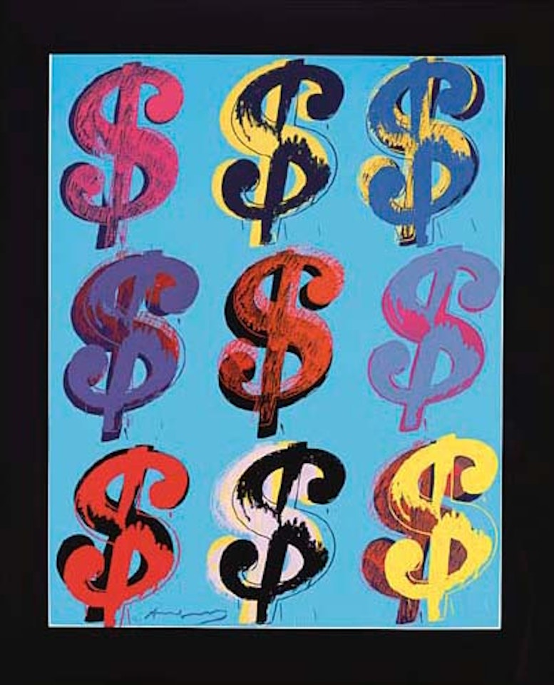 $ (9)  (F. & S. II A.285-286) by Andy Warhol