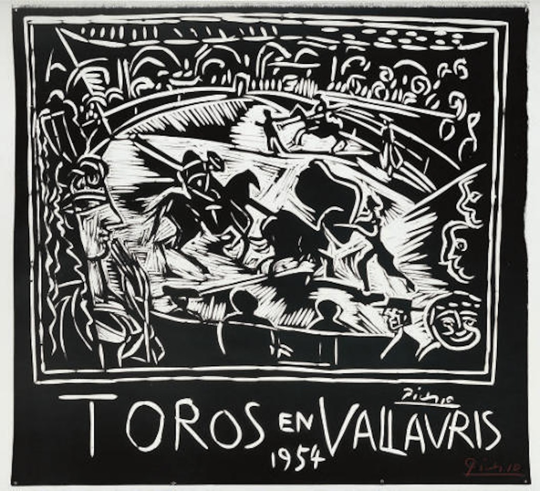 Toros en Vallauris 1954 (B. 1264 Ba. 1027 B Cz. 13) by Pablo Picasso