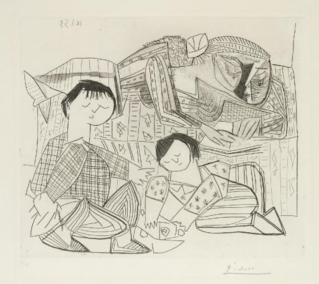 Mère et Enfants (B. 737 Ba. 901 VCa) by Pablo Picasso