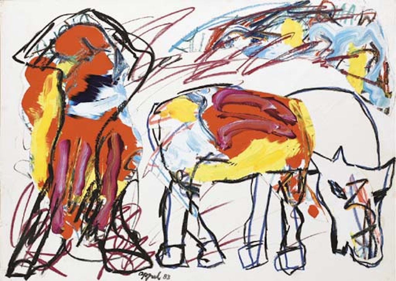 Man with love by Karel Appel
