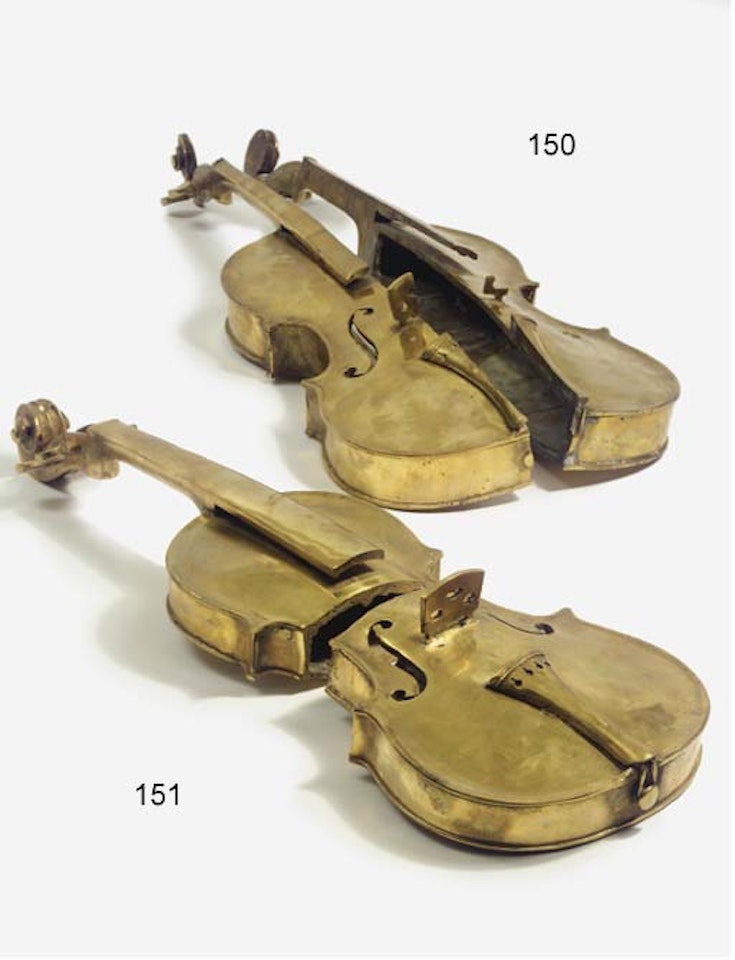 Violin cut by Arman