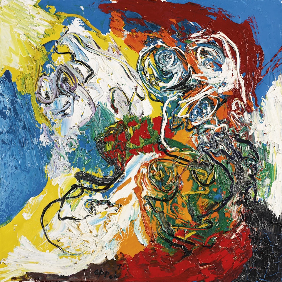 SMILING HEADS by Karel Appel