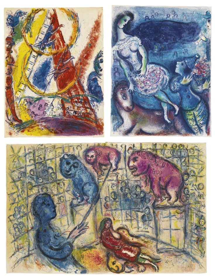 CIRQUE (C. BKS 68; M. 490-527) by Marc Chagall