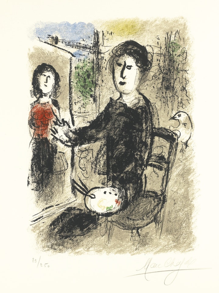 LES ATELIERS DE CHAGALL (C. BKS 101; M. 899-902, 415-415A) by Marc Chagall