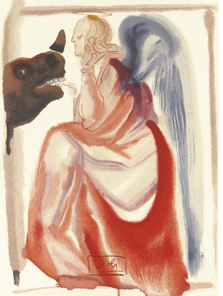 THE DIVINE COMEDY (MICHLER/LÖPSINGER 1039-1138; FIELD PP. 189-200) by Salvador Dali