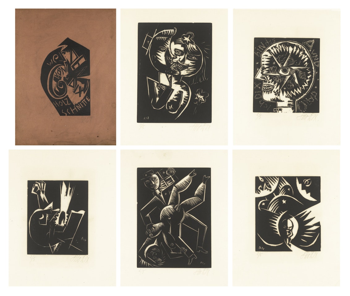 WERDEN (KARSCH 339-341; 343-345) by Otto Dix