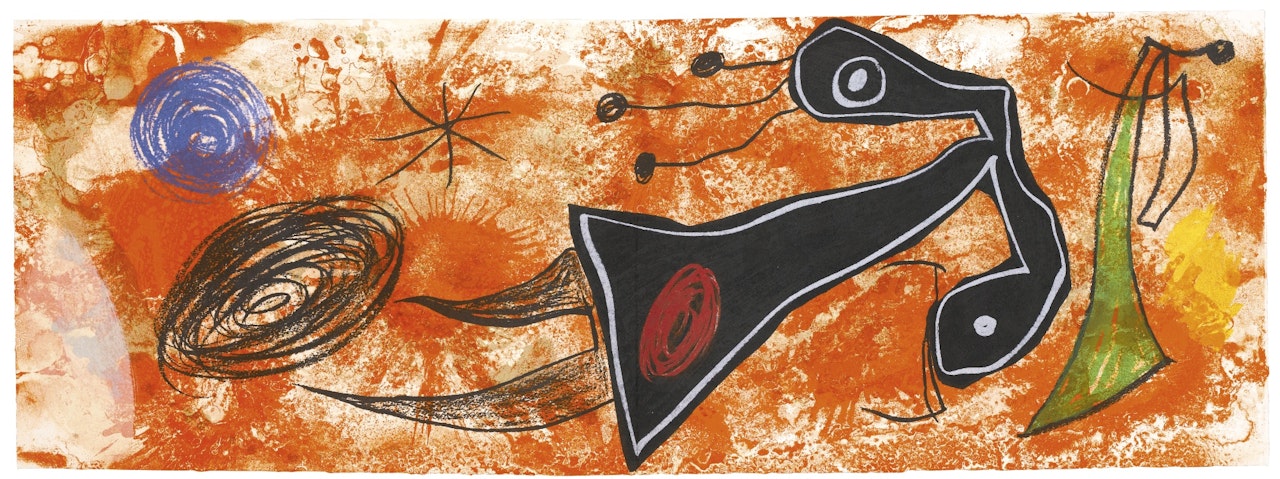 LES PÉNALITÉS DE L'ENFER OU LES NOUVELLES-HÉBRIDES (CRAMER BOOKS 188; M. 959-982, 984-990) by Joan Miró