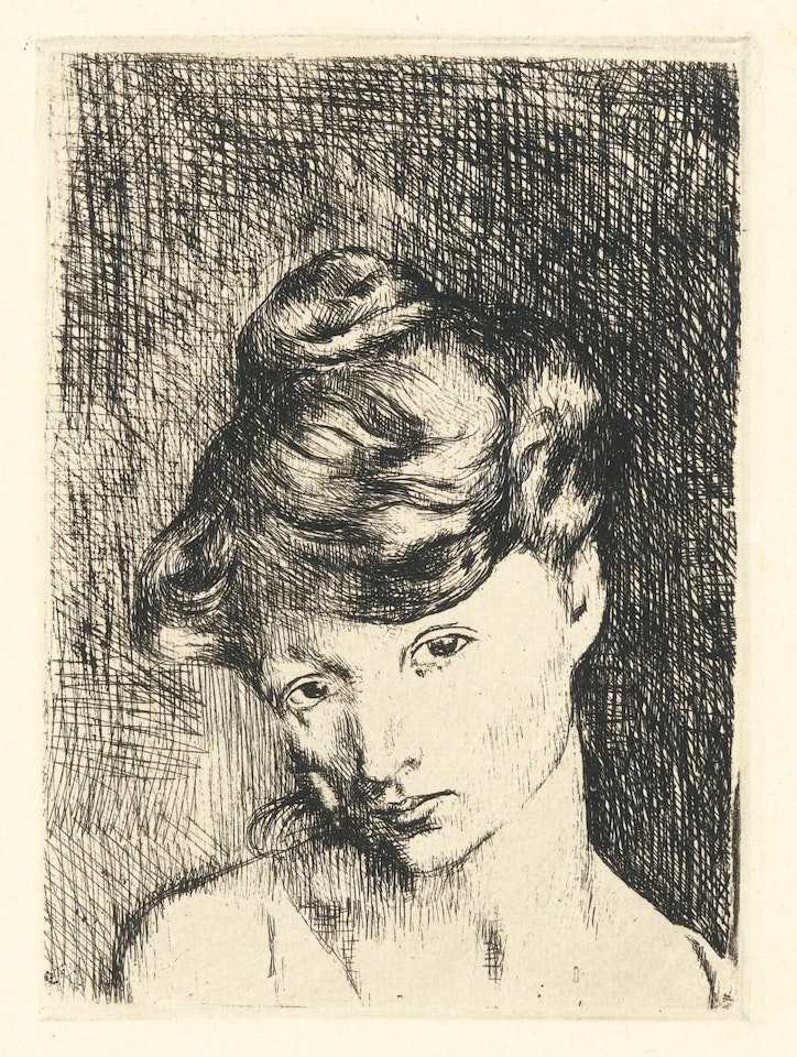 TÊTE DE FEMME (B. 2; BA. 3) by Pablo Picasso