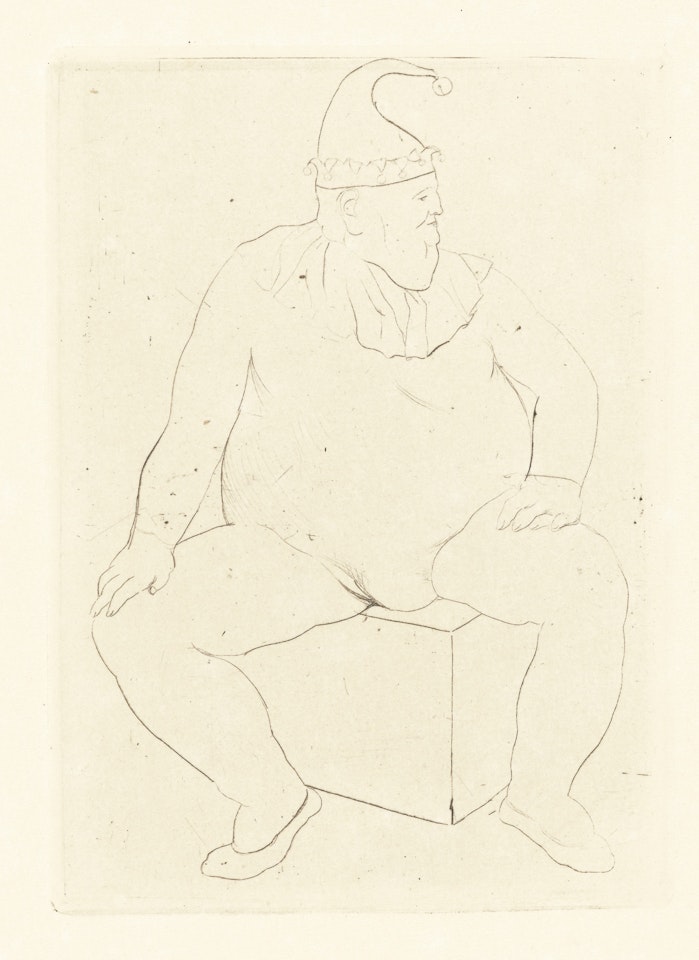 LE SALTIMBANQUE AU REPOS (B. 10; BA. 12) by Pablo Picasso