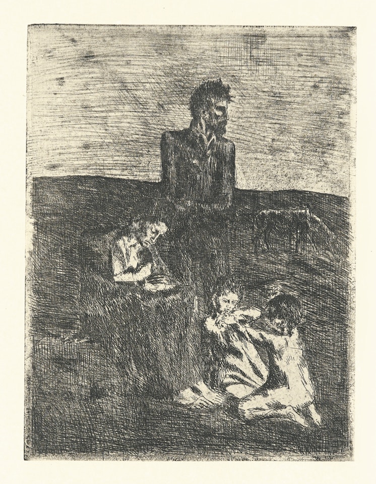 LES PAUVRES (B. 3; BA. 4) by Pablo Picasso