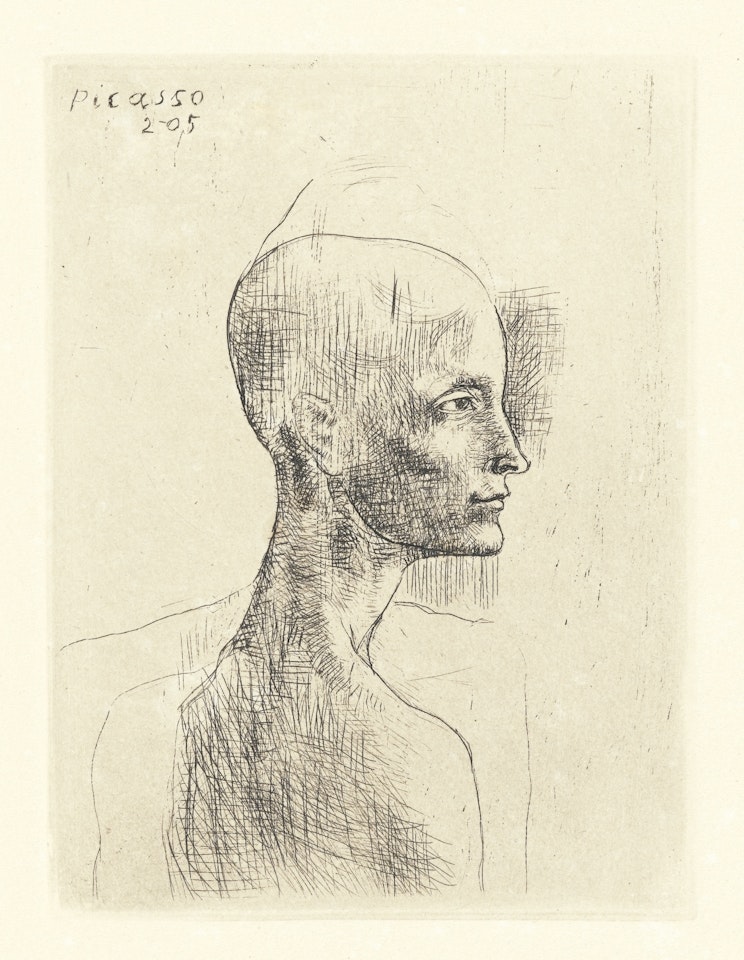 BUSTE D'HOMME (B. 4; BA. 5) by Pablo Picasso