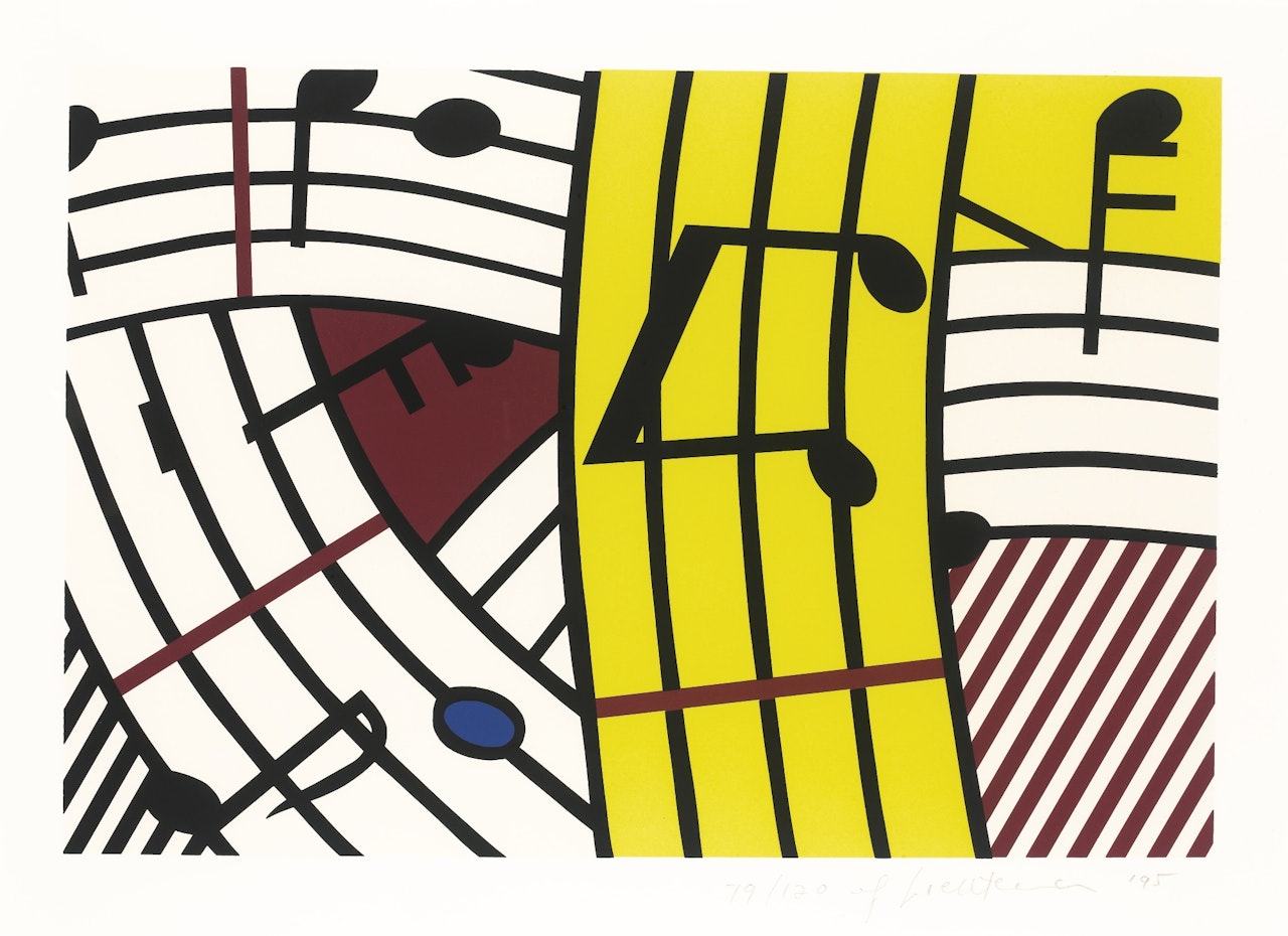 COMPOSITION IV (C. 293) by Roy Lichtenstein