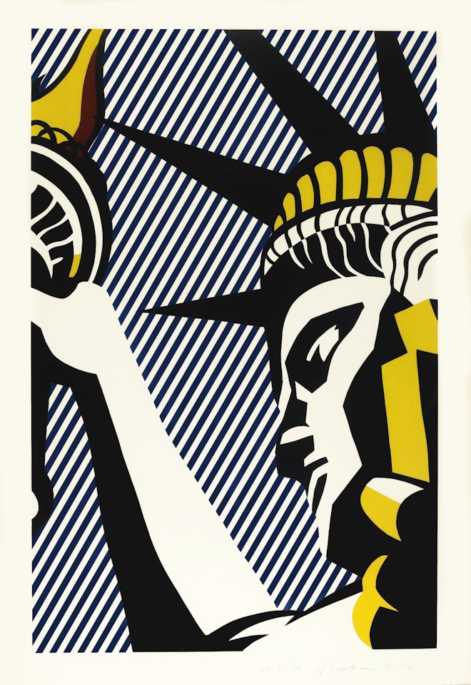 I LOVE LIBERTY (C. 192) by Roy Lichtenstein