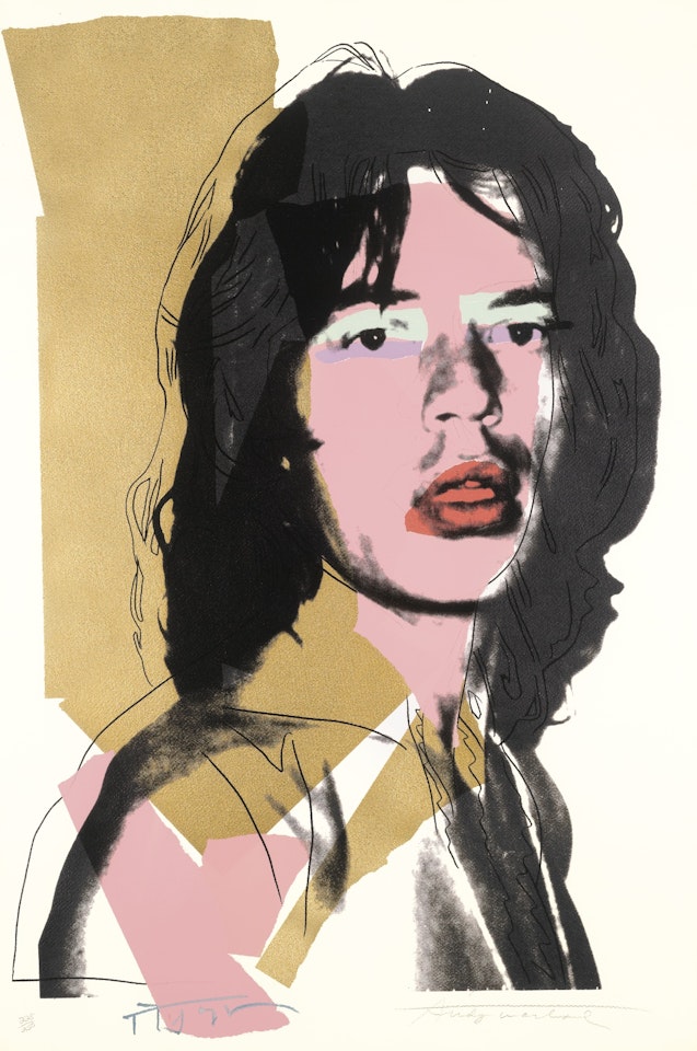 MICK JAGGER (F. & S. II.143) by Andy Warhol
