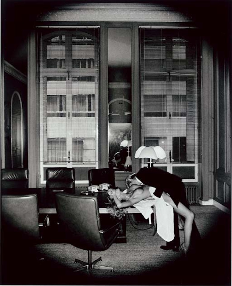 Office love, Paris by Helmut Newton