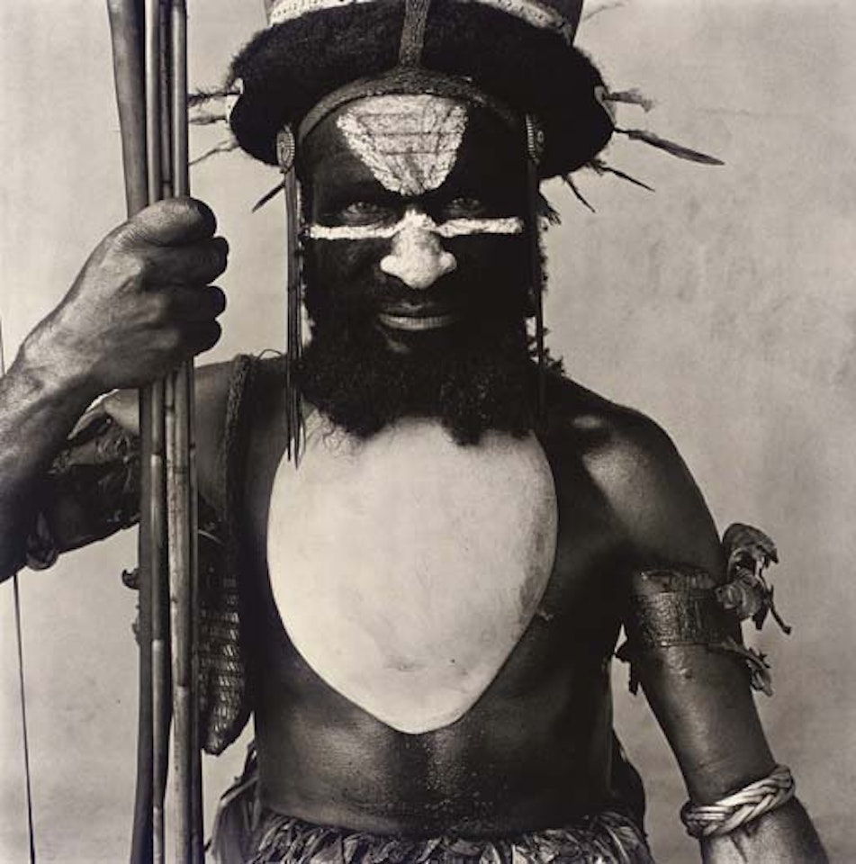 Tambul warrior, New Guinea by Irving Penn