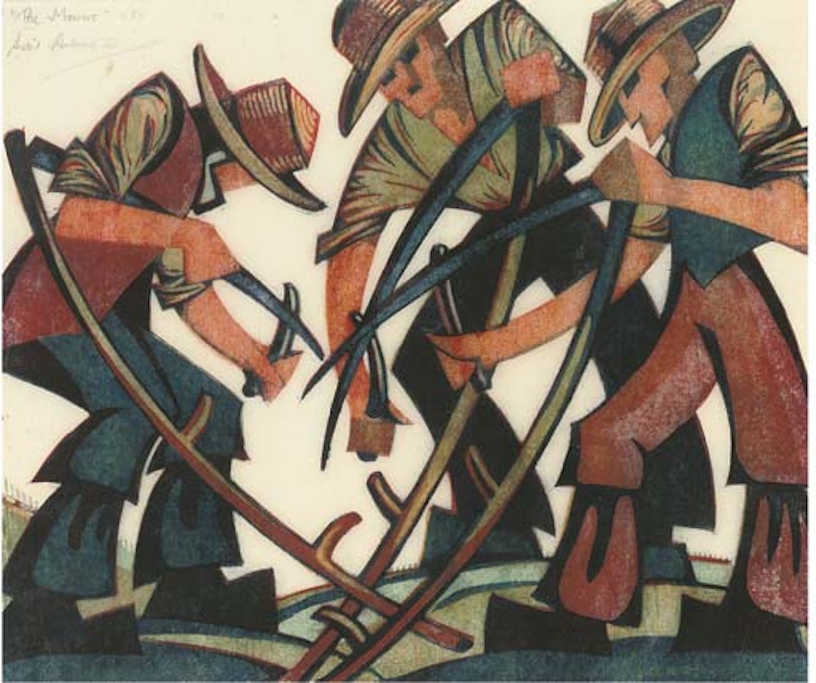 Mowers by Sybil Andrews
