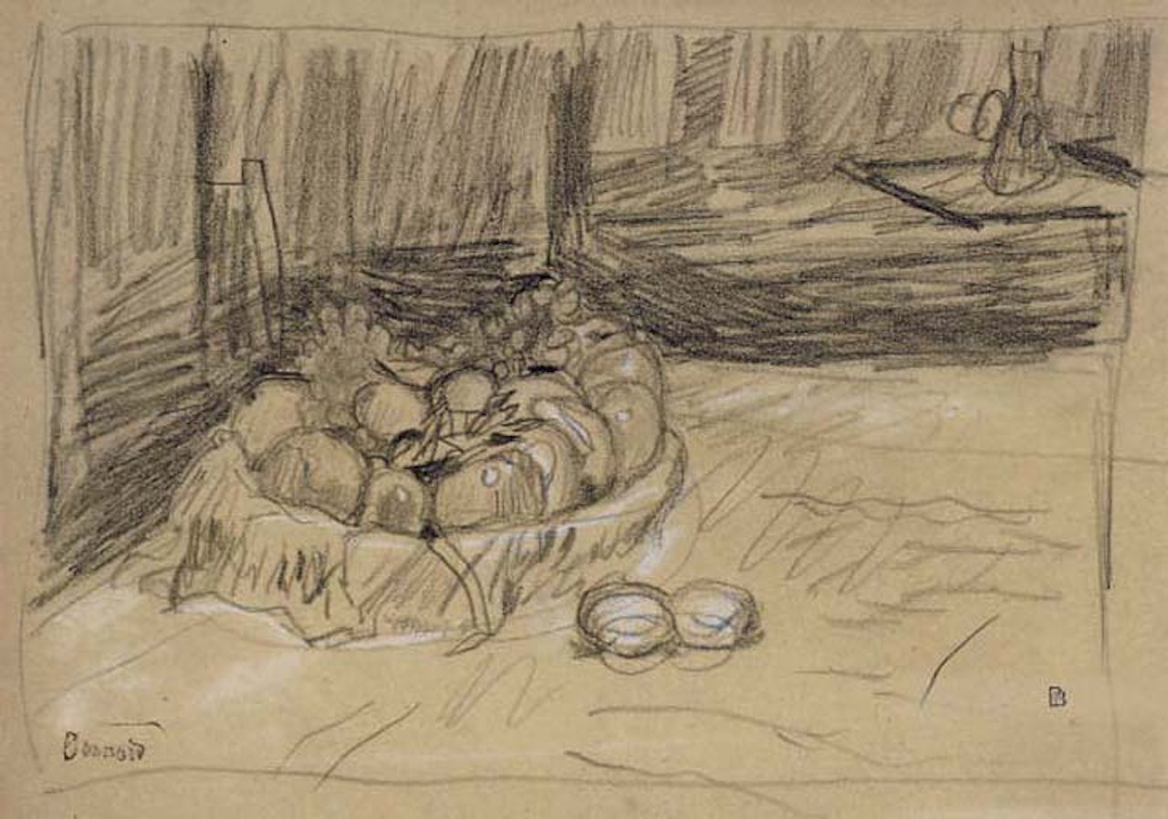 Nature morte au compotier by Pierre Bonnard