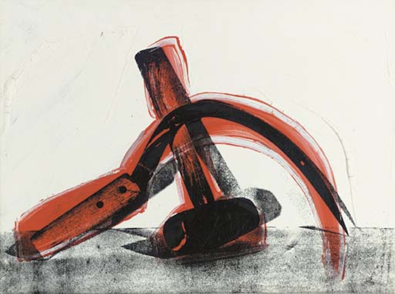 Hammer and sickle by Andy Warhol