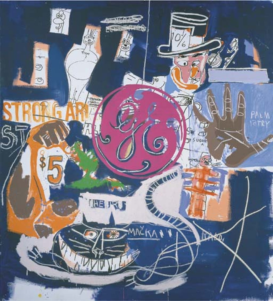 General electric by Jean-Michel Basquiat by Andy Warhol