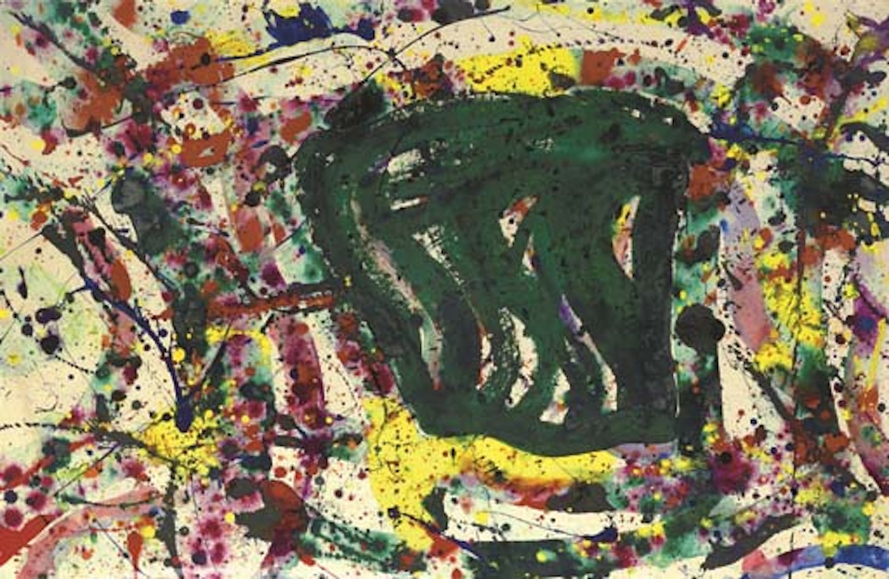 Untitled - SF75-075 by Sam Francis