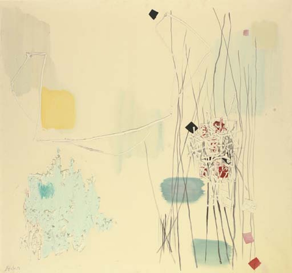 Im Schnee - In the snow by Fritz Winter