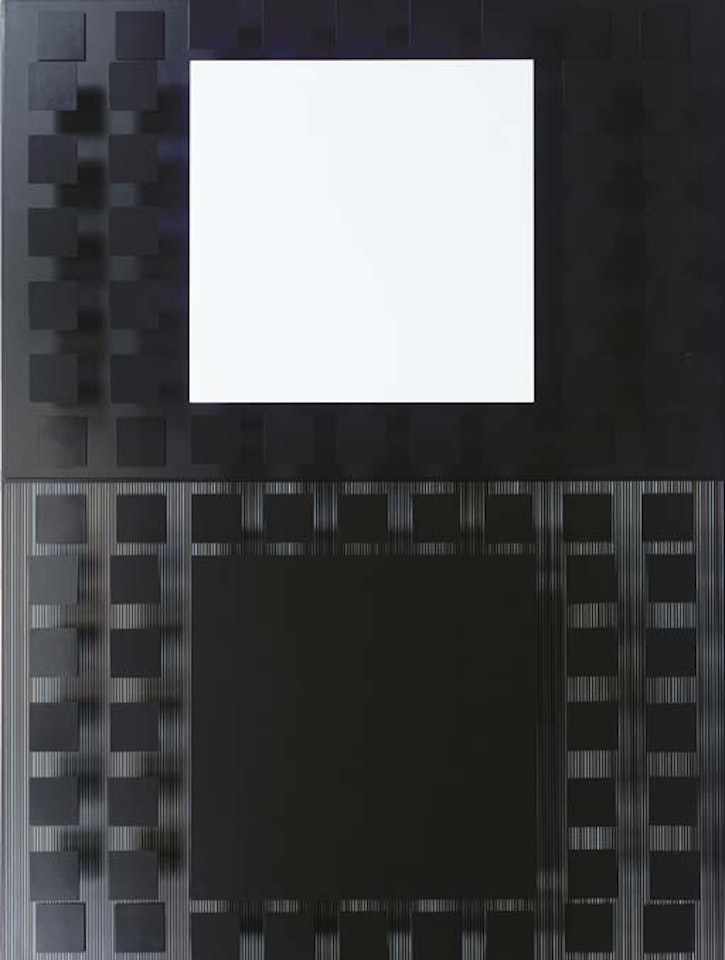Carres noirs et blancs by Jesus Rafael Soto