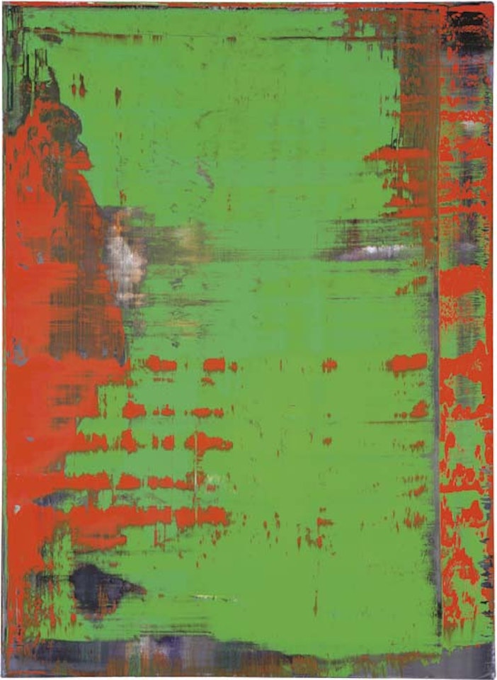 Abstraktes bild - Abstract composition by Gerhard Richter