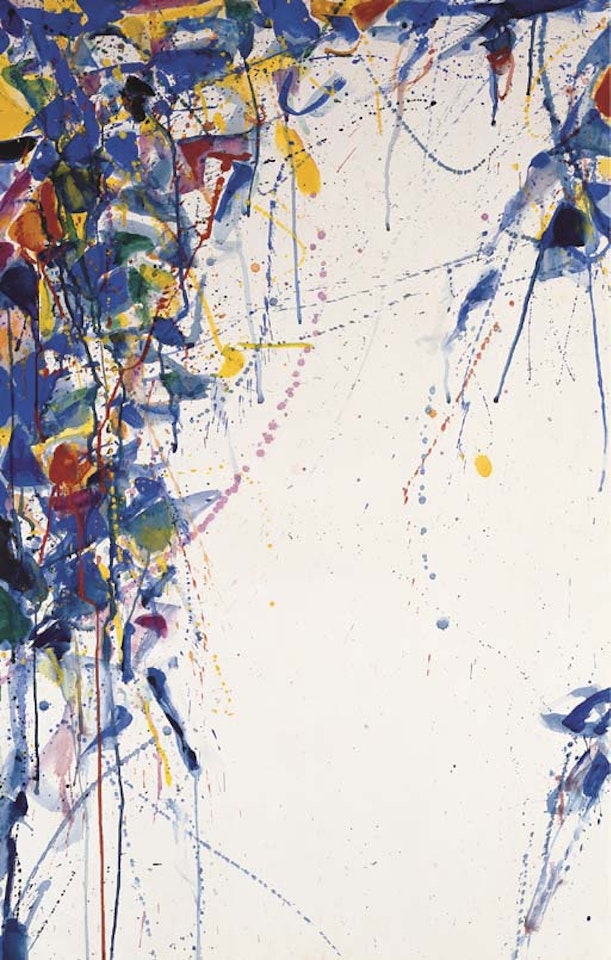Untitled - SF58-041 by Sam Francis