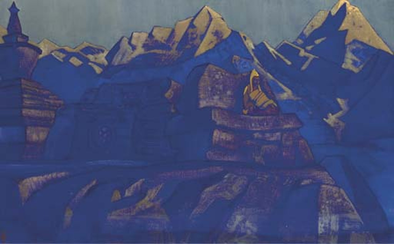 Tsong-Kha-Pa, from the series Banners of the East by Nikolai Konstantinovitch Roerich