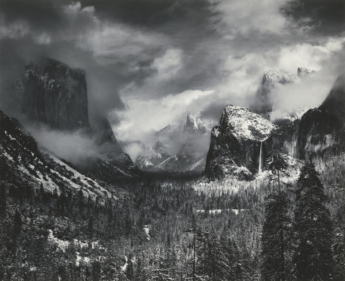 CLEARING WINTER STORM, YOSEMITE NATIONAL PARK' by Ansel Adams