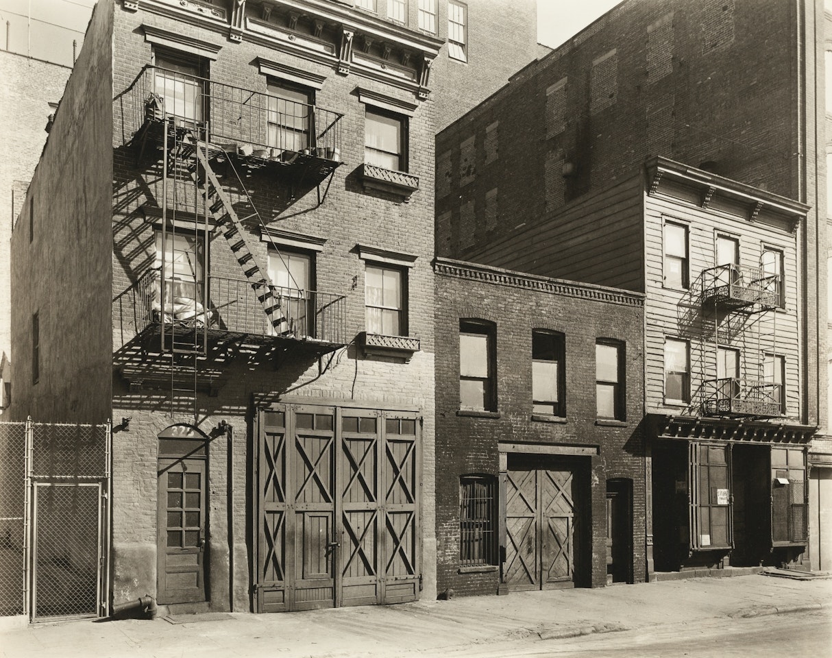 STANTON STREET, #328-334 by Berenice Abbott