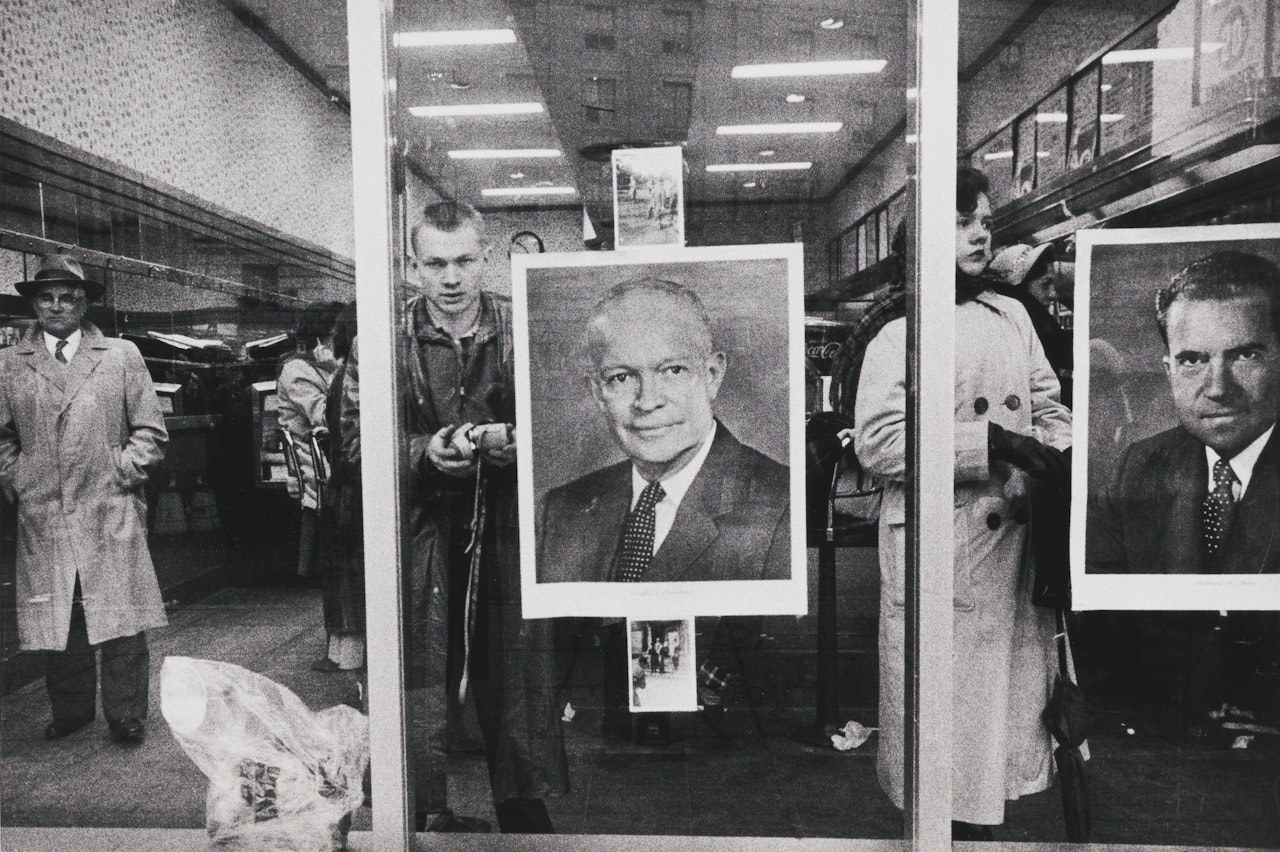 INAUGURATION DAY' (PENNSYLVANIA AVENUE, WASHINGTON, D. C.) by Robert Frank