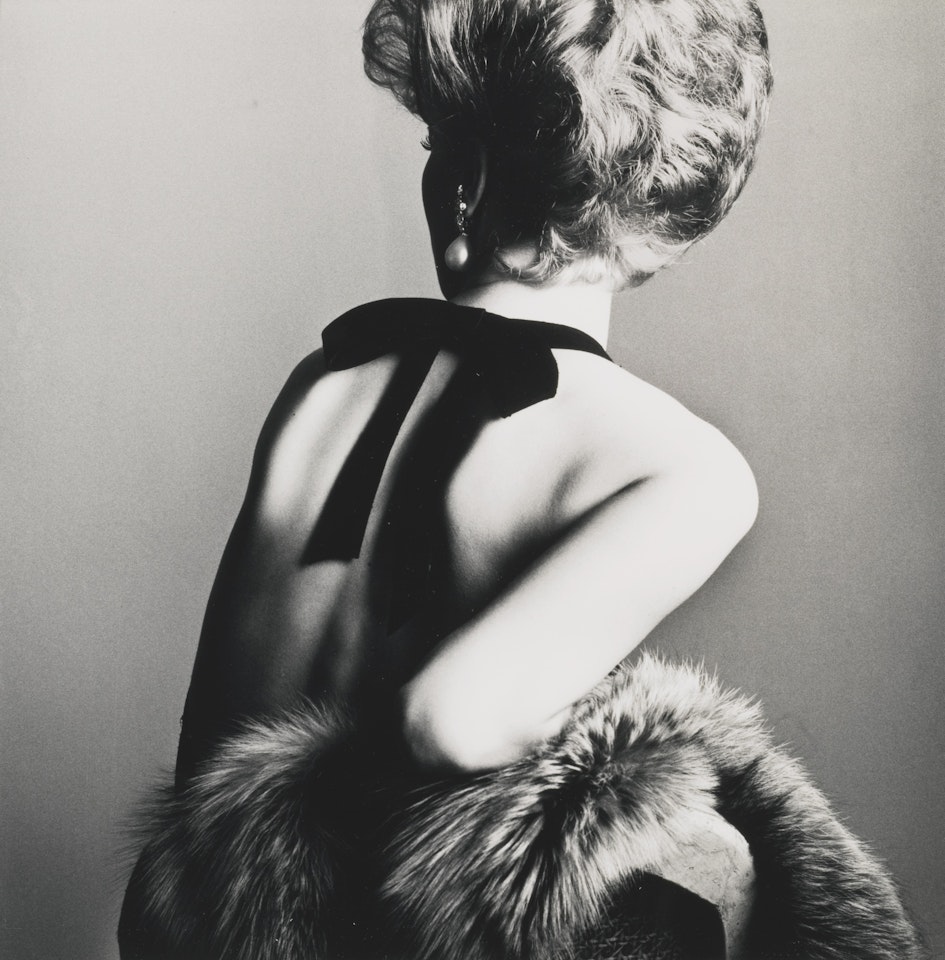 WOMAN WITH BARE BACK, NEW YORK by Irving Penn