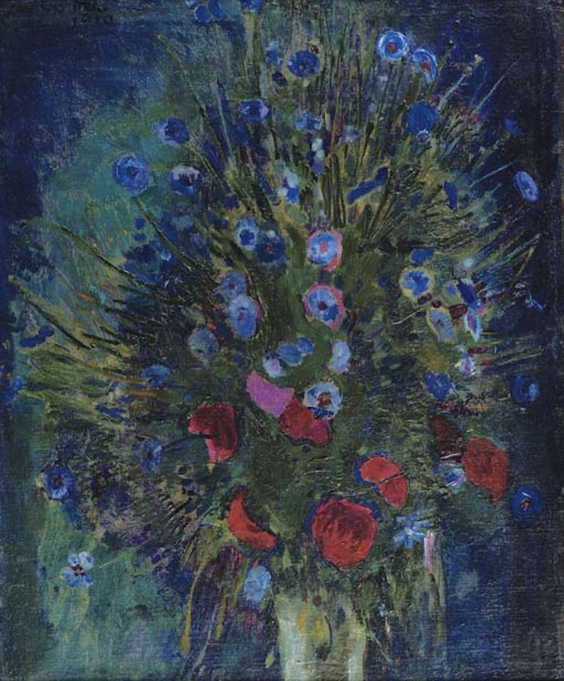 Blue bouquet by Jan Sluyters