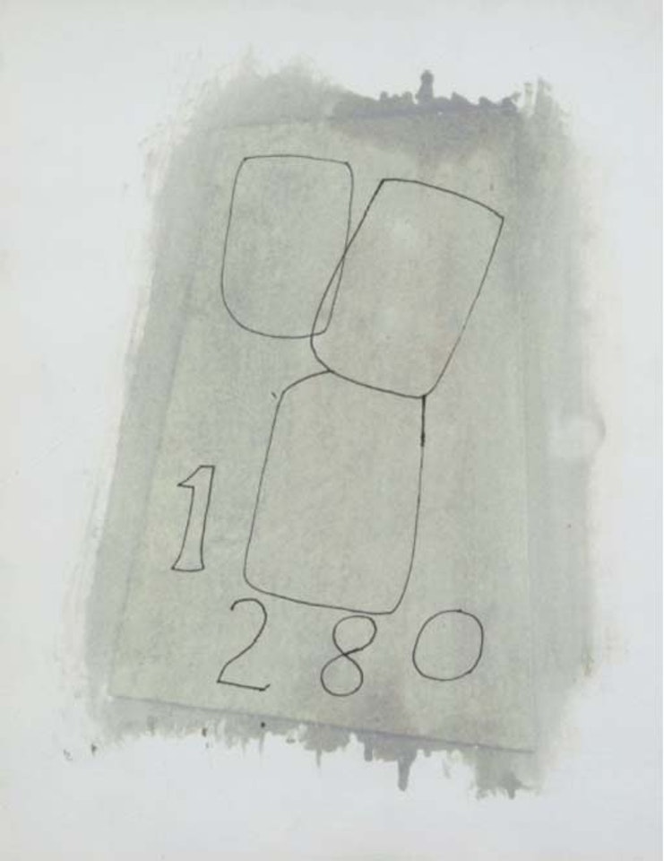 One, 2, 8, 0 by Ben Nicholson, O.M.