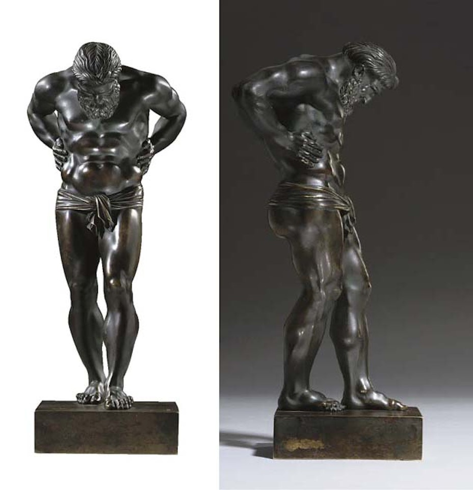 Figure of Atlas by French School