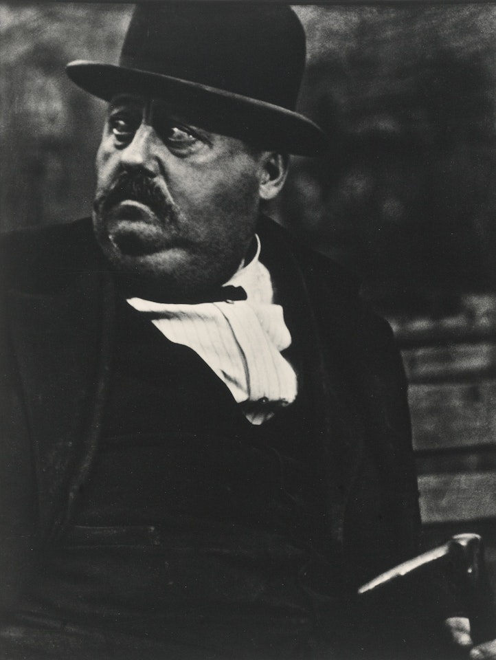 MAN IN A DERBY, NEW YORK by Paul Strand