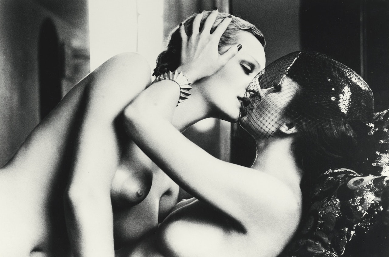 'TWO MODELS IN MY APARTMENT, PARIS' by Helmut Newton